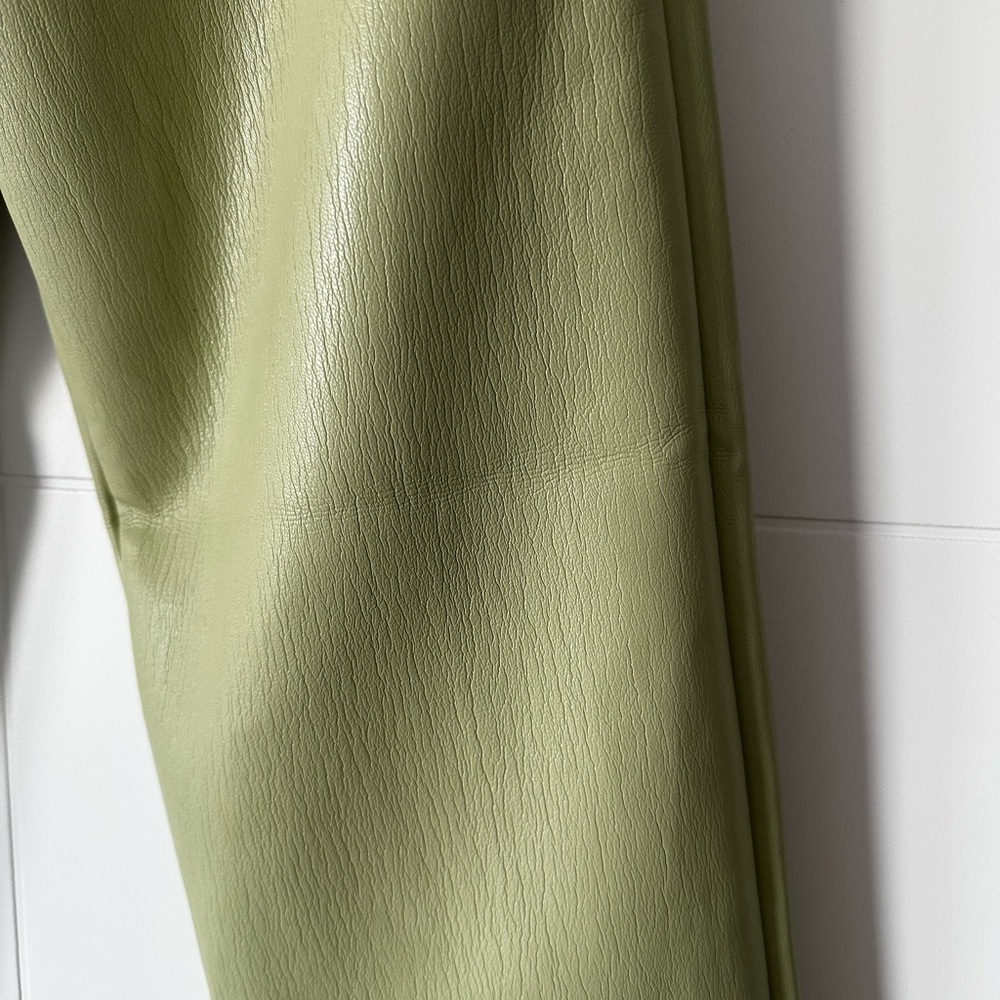 BNWT MELINA HIGH RISE SAGE GREEN PANTS - Picture 4 of 9